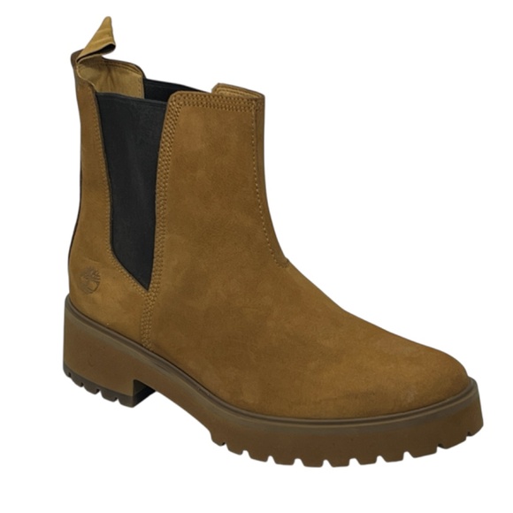 Timberland Redwood Falls Leather Lug Outsoles Chelsea Ankle Boots Size 10 - Picture 1 of 11